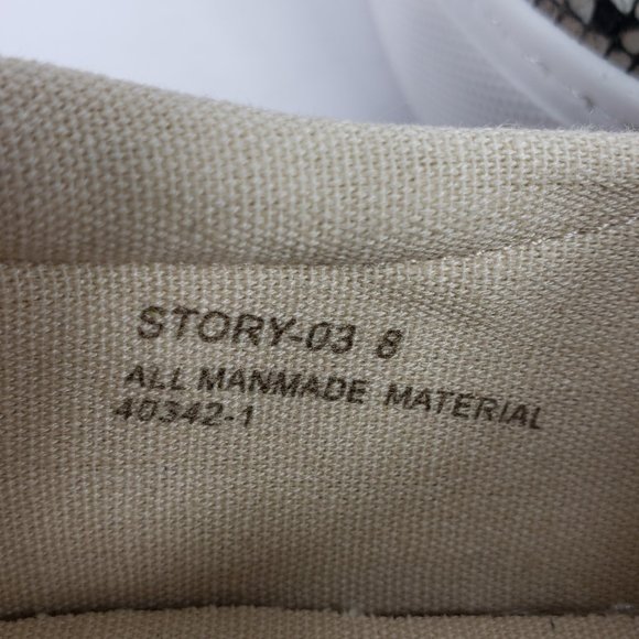 Women’s BAMBOO SNAKE PRINT FASHION  SNEAKER SIZE 8 - Picture 6 of 9